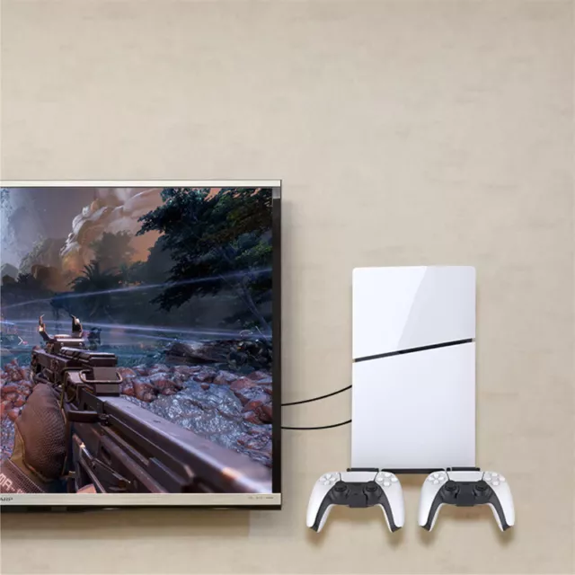 For Ps5 Slim Holder Wall Mount Brackets Kit Playstation 5 Storage Stand