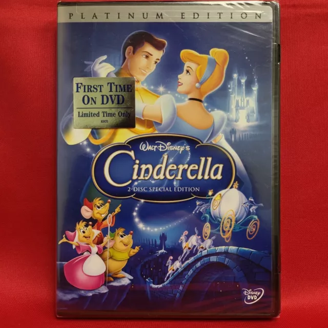 Disneys Cinderella 2 Disc Special Platinum Edition DVD New Sealed 2005 2