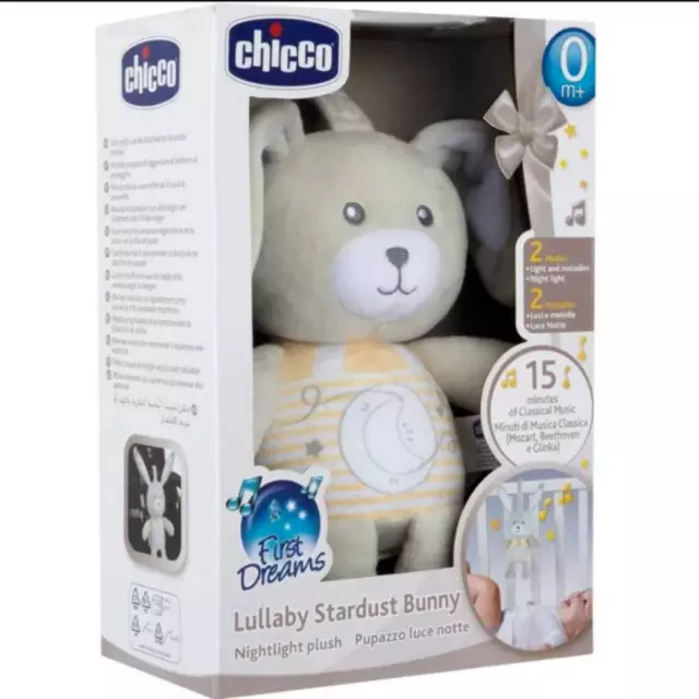 Chicco First Dreams Lullaby Stardust Benny Coniglietto Polvere Di Stelle Neutro