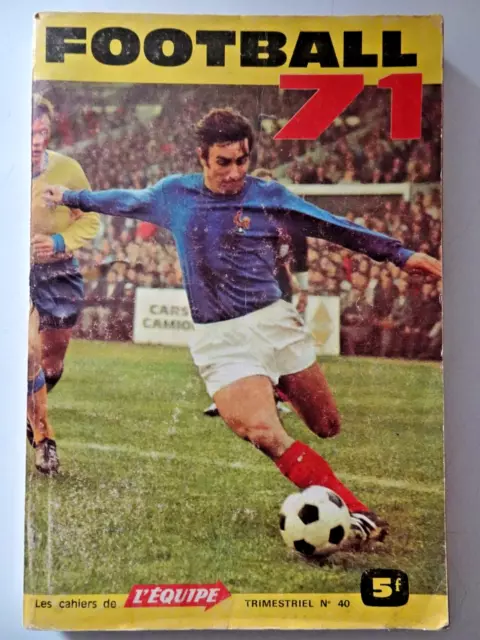 Football 1971 Les Cahiers de l'Equipe  Brésil-Italie Saint-Etienne Feyenoord