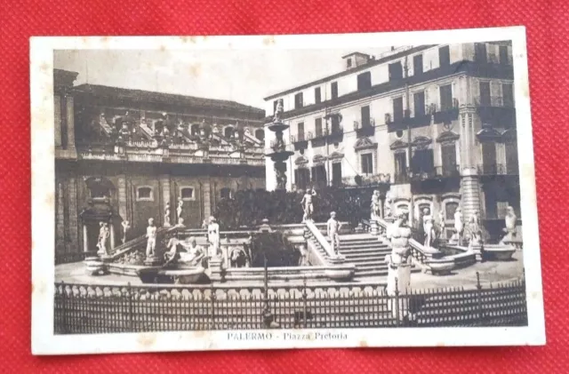 PALERMO Piazza Pretoria Anni '20 (non viaggiata)    06/17