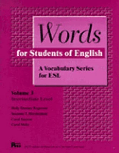 Words for Students of English: A Vocabulary Series for ESL (Pitt Series in