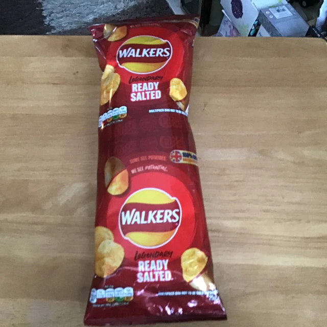 RARE COLLECTIBLE PACKET of salted walkers crisps EUR 3,44 PicClick FR