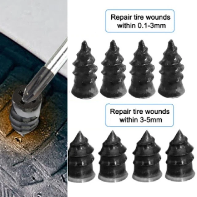 Vacuum Tyre Repair Nail Kit Motorcycle Car Scooter Rubber Tubeless Tire Repair