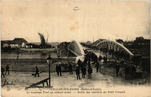 CPA CHALON-sur-SAONE - Le nouveau Pont en ciment armé (637814)