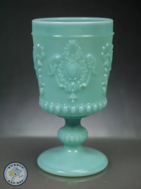 FRENCH OPALINE MILK GLASS GOBLET WINE CUP 19th CENTURY ANTIQUE GLASS