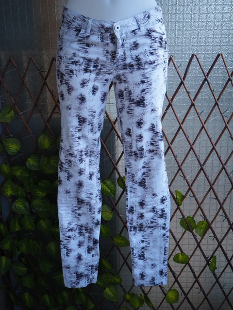 Pantalon droit Kookaï blanc à imprimé Taille 36