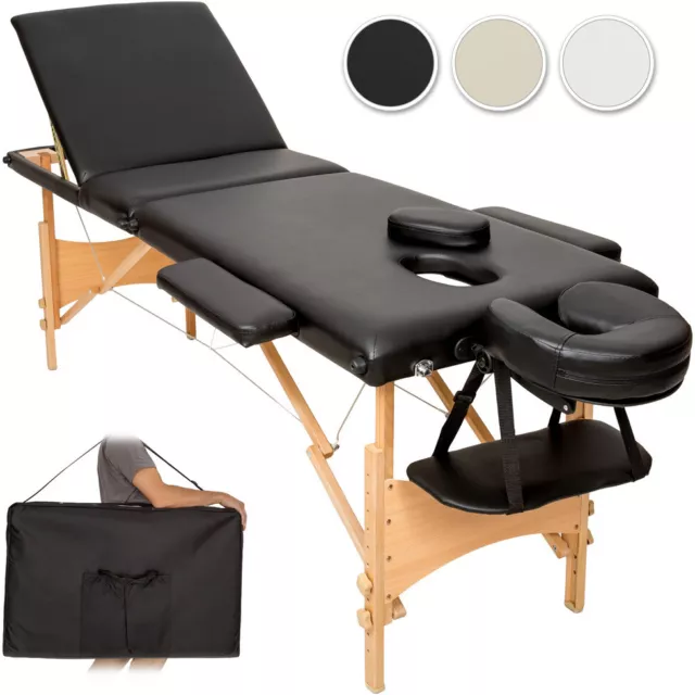 Table de massage 3 zones pliante cosmetique esthetique + sac transport