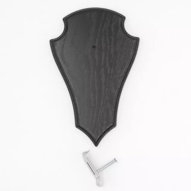 1 Pieza Ciervo Escudo de Trofeo Oscuro Grande Af 21CM X 13CM Con 1
