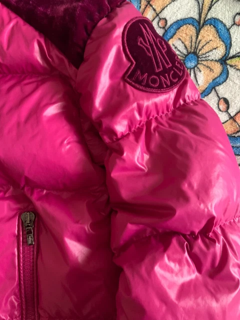 Piumino / Giacca / Giubbino Moncler Bambina Viola - 10 anni / 140 Cm
