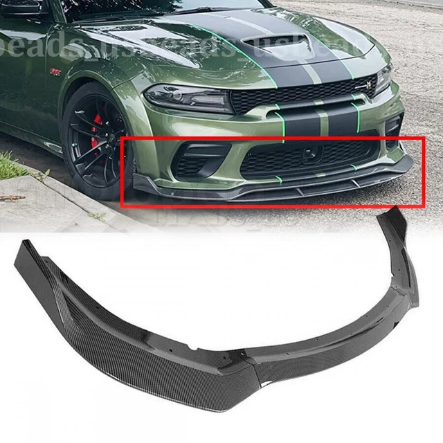 FOR DODGE CHARGER SRT Hellcat Scat Widebody 2022 Front Bumper Lip