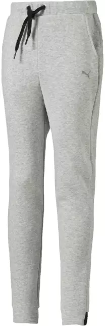 Puma Kid's Sports Pants (Size 11-12y) Light Grey Heather Style Pants - New