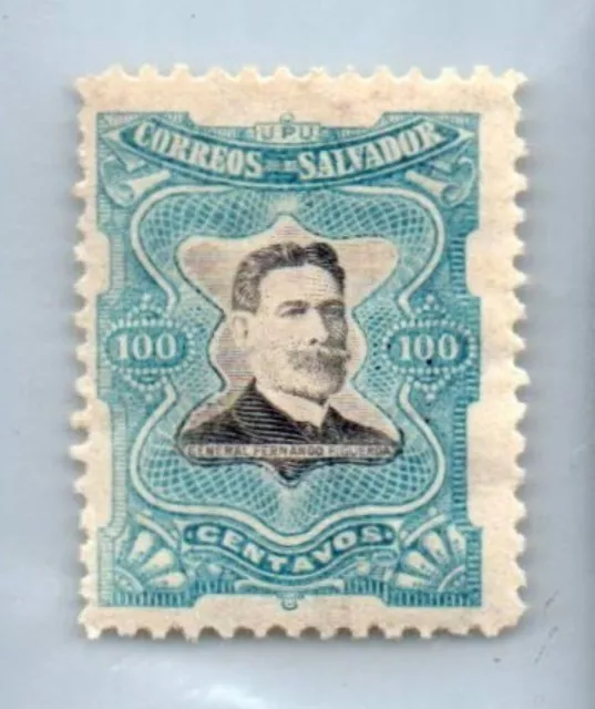 1910 EL SALVADOR Stamp - President Figueroa 100c SC#390 1806L