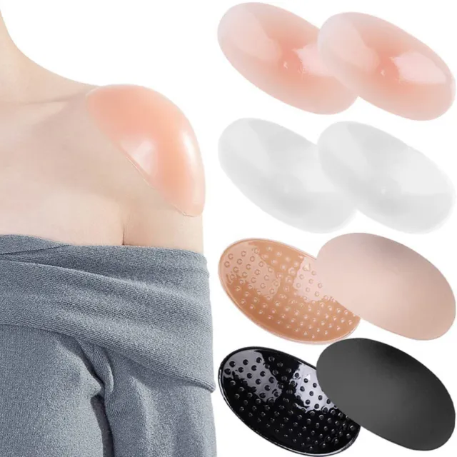 Unisex Shoulder DIY Pads Durable Enhancers Clothes Makers Invisible Silicone