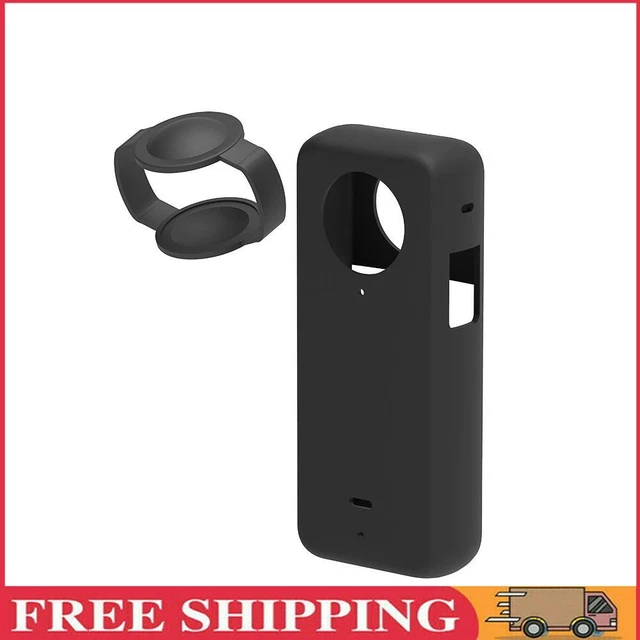 Soft Waterproof Panoramic Action Camera Protective Cover for Insta360 X3 (Black)