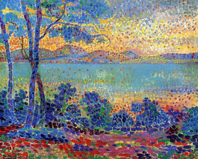 Provence Landscape : 1898 : Henri Edmond Cross : Archival Canvas Art Print