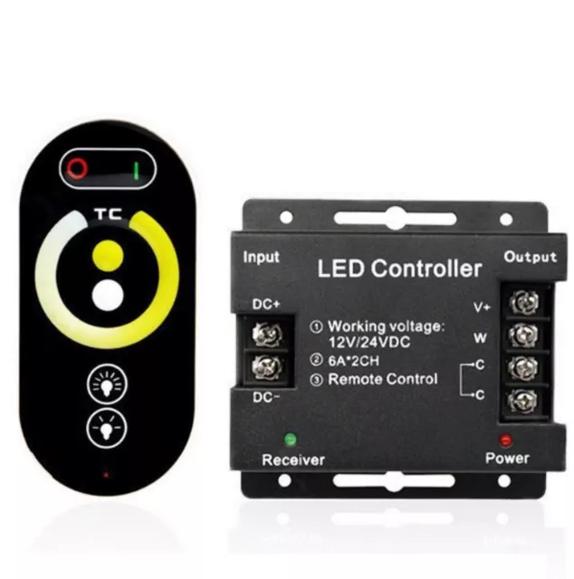 LED Funk RGB Touch-dimmer 12V 24V DC Streifen PWM Regler Funkdimmer Dimmer