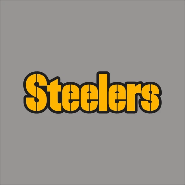 PITTSBURGH STEELERS 2 NFL Team Logo Vinyl Decal Sticker Car Window
