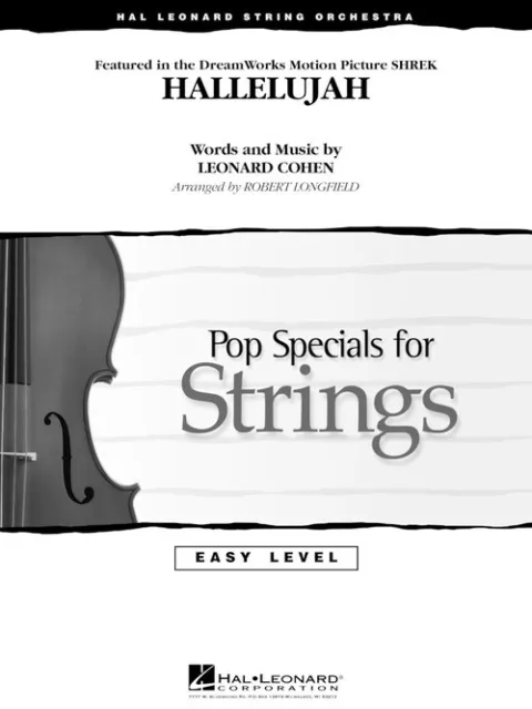 Hallelujah Easy Pop Specials For Strings