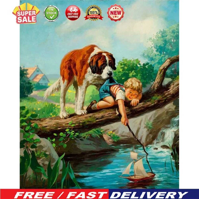 (DB0507) Diamante Cuadrado Niño Pequeño Diamante Pintura Estrás Decoración Artesanal (B175)