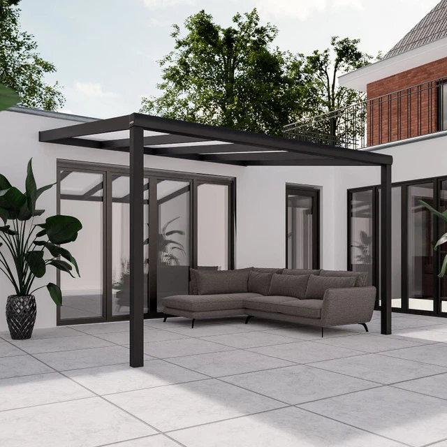 Pergola Aluminium 4x3 Toit Polycarbonate