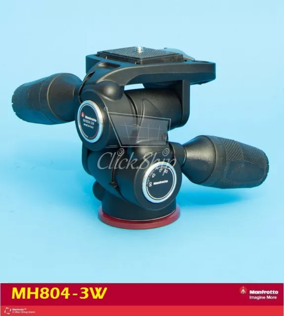 Manfrotto 804 MK II 3-Way Pan/Tilt Head Mfr # MH804-3W (Replaces the 804RC2)