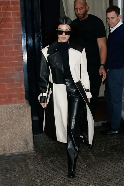 Authentic Luxury Women's Genuine Lambskin Leather Long Trench Coat Custom Made