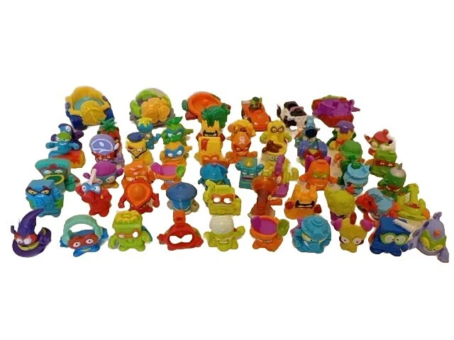 SUPERTHINGS SUPERZINGS BUNDLE (50 Characters Figures Plus Vehicles Etc ...