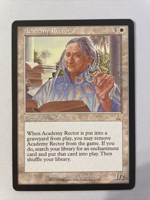 MTG Magic The Gathering Academy Rector Urza’s Destiny Excellent Reserved List