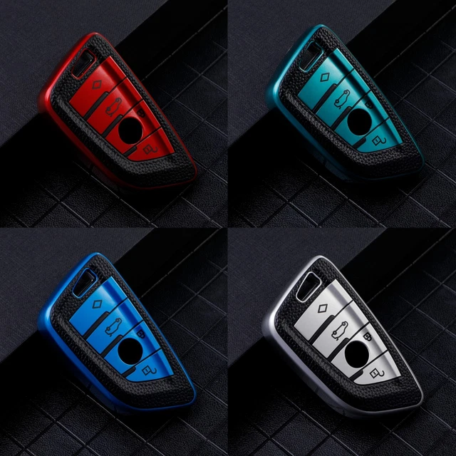 Custodia protettiva chiave auto design pelle BMW 1 2 3 4 5 6 7 x3 x4 x5 x6 serie M3 M4