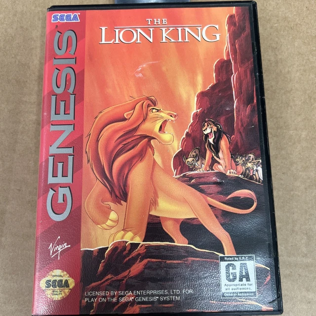 Sega Mega Drive The Lion King - PAL - Grade A - Starboard Games
