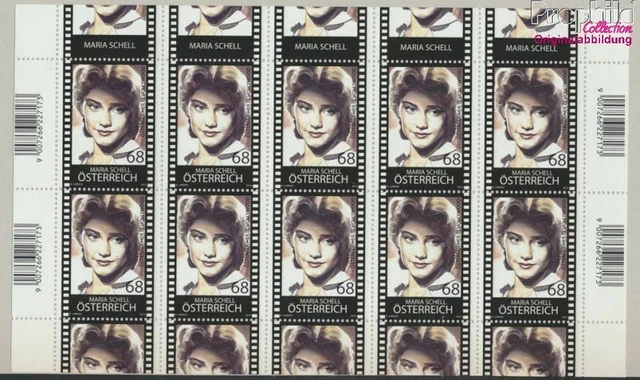 Briefmarken Österreich 2015 Mi 3209Klb Kleinbogen (kompl.Ausg.) postfrisch(93506