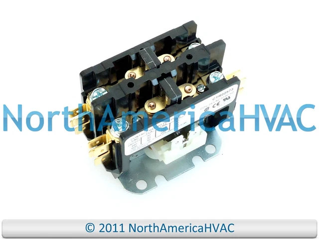TRANE AMERICAN STANDARD A/C Contactor Relay 2 Pole 30 Amp Fits CTR516 ...