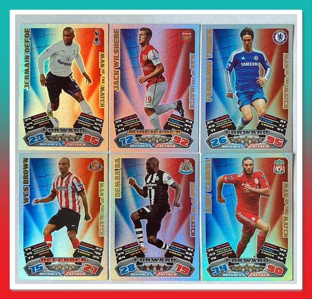 thumbnail image 2 of 2012-13 Topps Match Attax Premier League Man Of The Match Insert Card – Choose Your Player 2 of 6
