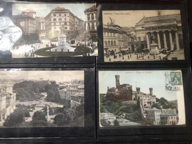 Genova - Lotto Di 220 Cartoline D'epoca  Antiche Fp - Vedi Foto