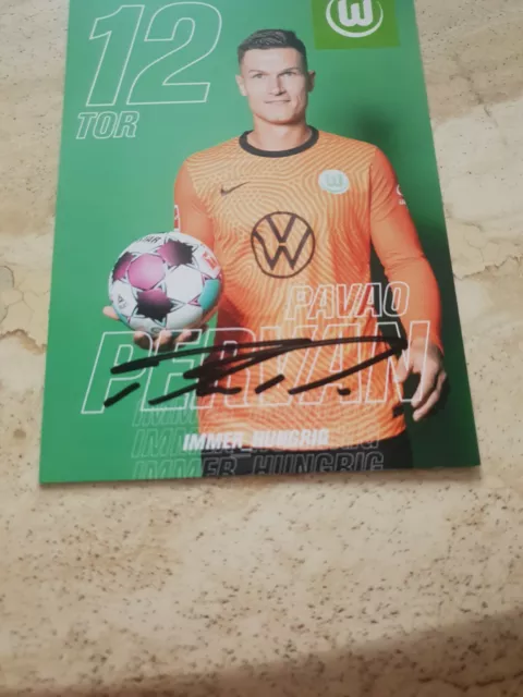 Pavao Pervan VfL Wolfsburg Saison 20/21 Orig.  AK