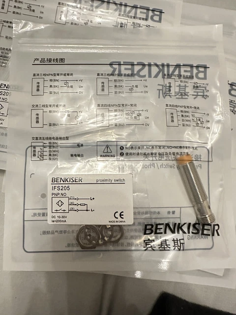 Ifs205 IFS205 INDUCTIVE PROXIMITY Sensor Switch M12 DC 10-30V PNP NO ...