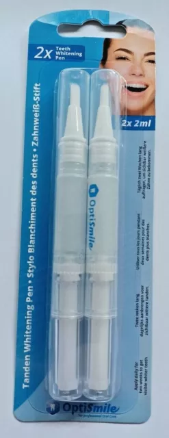 Optismile Zahnweißstift Zahnaufhellung / Bleaching Pen 2er Pack (MHD 08/22)