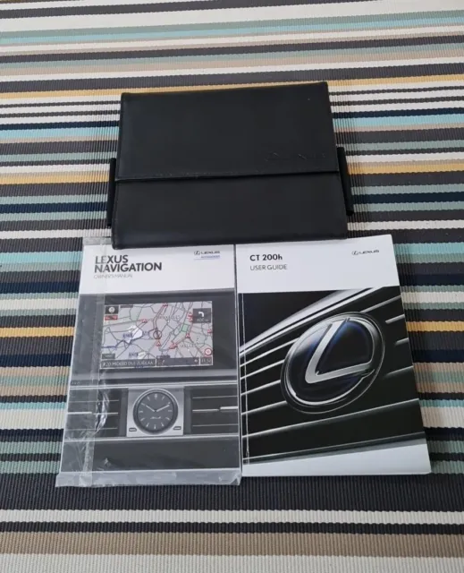 Genuine Lexus CT200h Owners Manual Handbook Wallet Pack 2016-2021 User Guide