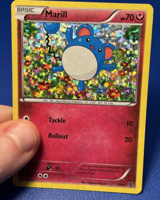 Pokemon TCG Card McDonald's Promo 2015 - Marill 10/12 Holo