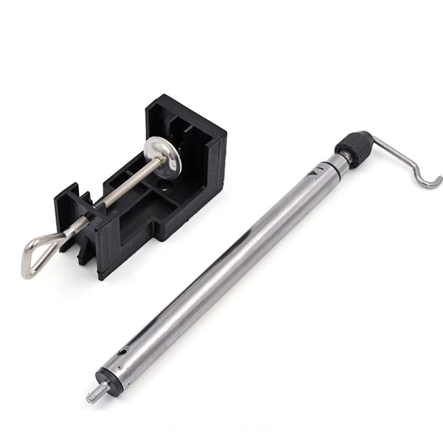 Support à Pince Pour Outil Rotatif - Flexible Réglable En Hauteur - Pivote à 360° - Pour Dremel Et Similaires