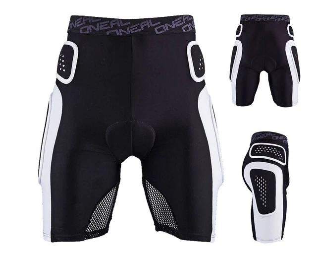 Protektorenhose Oneal Pro weiss Downhill MX Enduro Schutzhose Protektorenshort