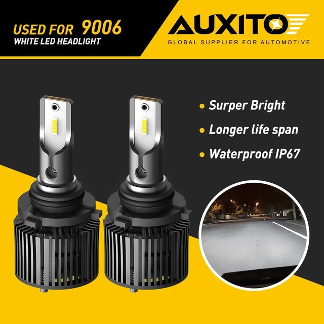 2X AUXITO 9006 HB4 LED Headlight Bulbs Low Beam Replacement Headlamp 6000K X1