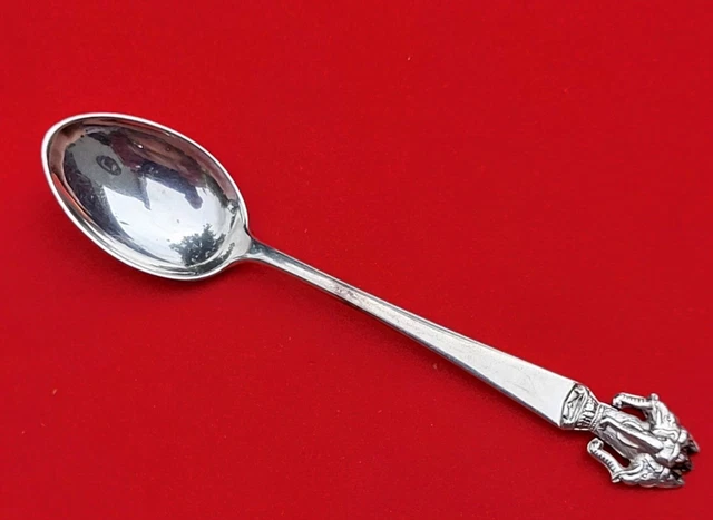 Vintage Siam Sterling 95 Silver 3 Elephant Heads Demitasse Coffee Spoon 3 7/8"
