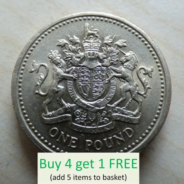 Elizabeth II £1 1 Pound Coin UK, Isle of Man, Gibraltar, St. Helena Choose