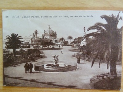 Le Jardin Albert 1er et la Fontaine des Tritons CPA 06 NICE 