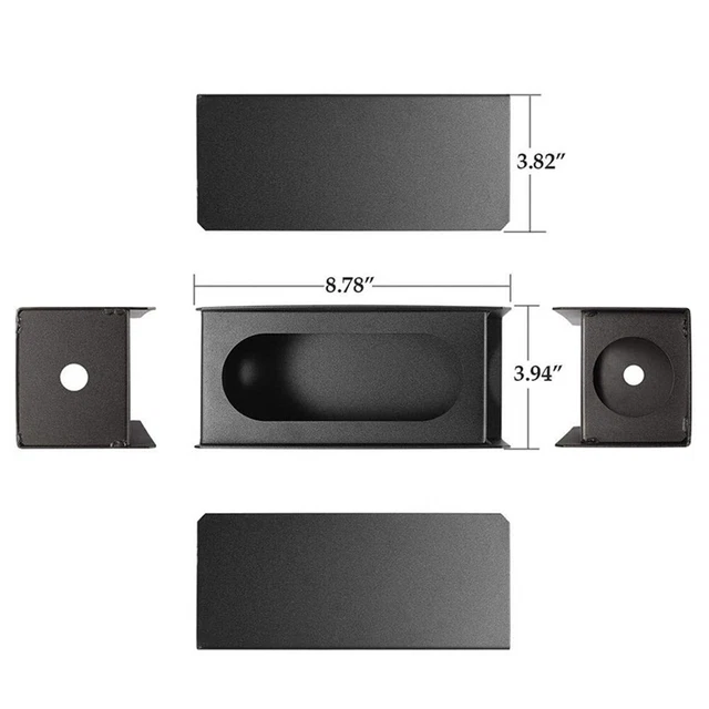 LED -Anhängerschwanz Stahlbox Rücklicht Stahlanhängerleuchten Kisten Gehäuse Kit