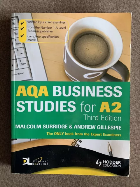 AQA Business Studies for A2 (S&G) Third Editio... by Gillespie, Andrew Paperback