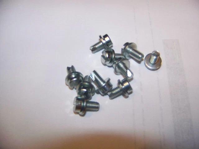 VW ENGINE TIN BOLTS CHEESE HEADS NOS GERMAN.10pcs.#25ULB1.