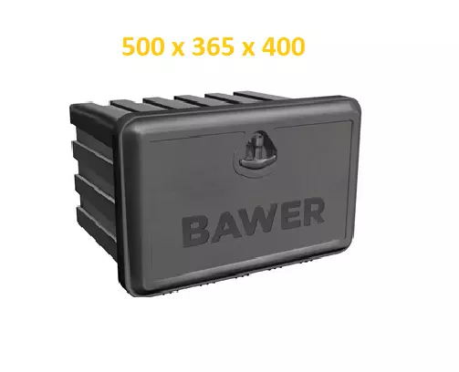 BAWER 500x365x400 Coffre a outils 40kg Boîte De Rangement Camions Boîte à outils
